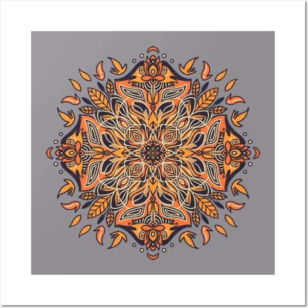 Drawn from Nature Mandala Wall Art by WorkTheAngle